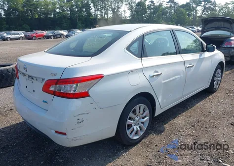 2013 Nissan Sentra Sv из США, поврежденный, VIN 3N1AB7AP5DL715807